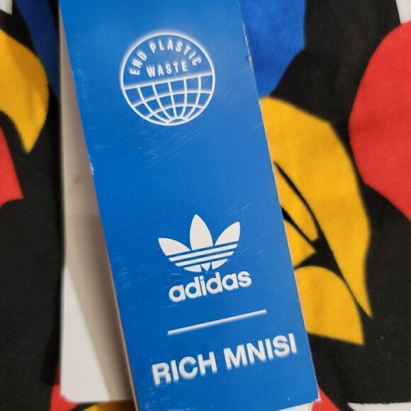 Adidas X Richi Mnisi Floral Art Tee Shirt Women's Size Medium M Designer Edition - Picture 10 of 10